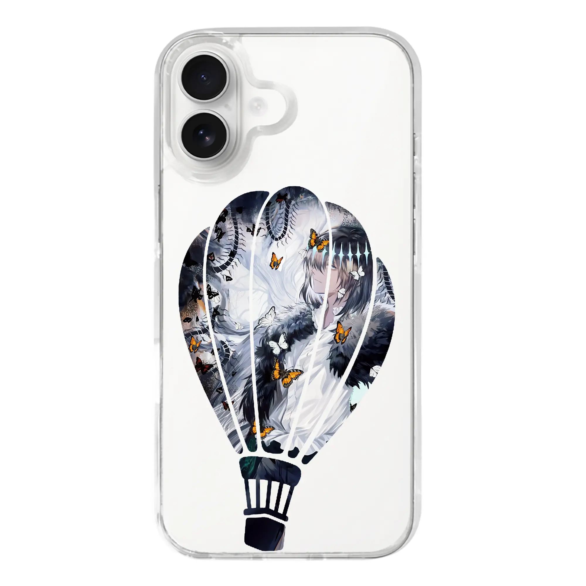 FGO グッズ,オベロン - iPhone 17シリーズ 透明スマホケース – 薄型・耐衝撃・精密フィット保護カバー